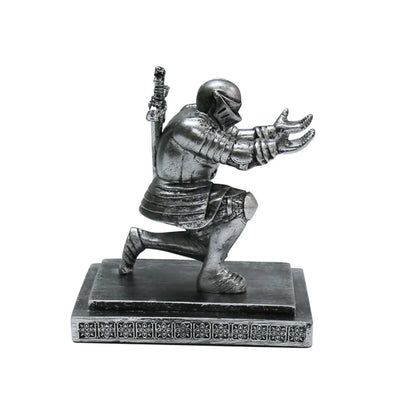 Knight Pen Holder Executive Soldier Figurine Pencil Stand for Office Accessories Pen Stand Desk Organizer Pencil Holder