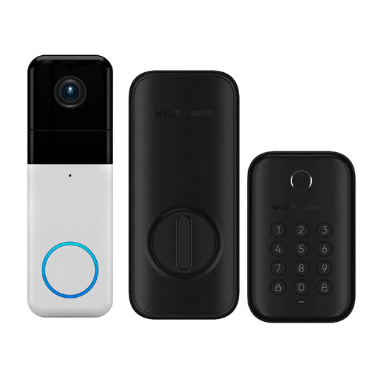Wyze Video Doorbell Pro — Battery, Wireless Smart Doorbell Camera, Adhesive Mount, Head-To-Toe 1:1 Aspect Ratio, QHD, 2-Way Talk, Color Night Vision